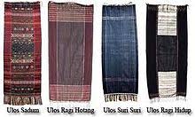 Tenun baron songket, tenun bulu sulam, tenun csm, tenun endek, tenun polosan, tenun blanket motif cumi kalimantan, motif ntt, motif toraja, motif dayak, motif. Ulos Wikipedia Bahasa Indonesia Ensiklopedia Bebas