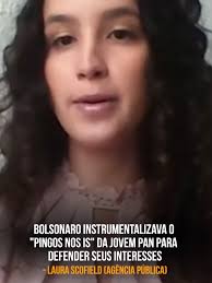 Laura Scofield, repórter da Agência Pública, revela: Jair Bolsonaro  instrumentalizava o programa "Pingos nos Is" da Jovem Pan para defender  seus interesses #icl #noticias