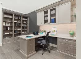 Home Office Ideas With Built In Cabinets Gray Home Offices Home Office Cabinets Office Cabinet Design