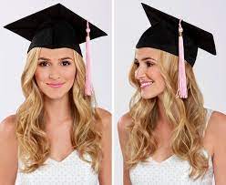 Maybe you would like to learn more about one of these? Lulus How To Graduation Cap Hair Tutorial Lulus Com Fashion Blog Graduation Hairstyles With Cap Graduation Hairstyles Cap Hair