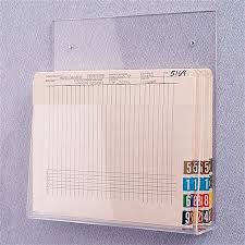 clear large chart caddy