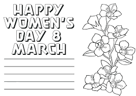You can download free printable march coloring pages at coloringonly.com. Coloring Pages Women S Day March 8th Print And Congratulate Women