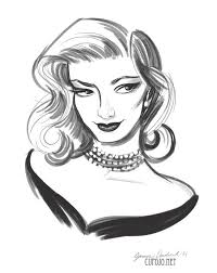 Lauren Bacall Sketch
