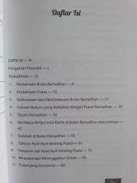 Enam keutamaan di bulan ramadhan. Buku Risalah Ramadhan Materi Kultum Sebulan