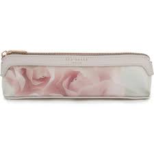 Ted Baker Kelssa Porcelain Rose Pencil Case 27 Liked On Polyvore Featuring Home Home Decor Office Accessori Ted Baker Bag Pink Office Office Accessories