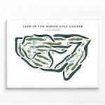 Lake of the Woods Golf Course, Illinois - Printed Golf Courses ...