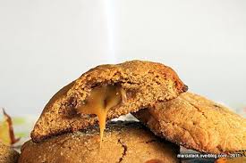 Cookies Beurre Cacahuete Au Cœur Fondant De Caramel Recette Fondant Au Caramel Beurre De Cacahuete Cookies Recette