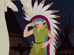 Chief Great Big Little Panther Peter Peter Pan 1953 Chief Panther Gives Peter A Head Dress Peter Pan 1953 Peter Pan Peter Pan Disney