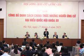 Ông vương đình huệ được 499.461 phiếu, đạt tỷ lệ 99,89% số phiếu hợp lệ. Cong Bá»' Danh Sach Chinh Thá»©c 868 NgÆ°á»i á»©ng Cá»­ Ä'áº¡i Biá»ƒu Quá»'c Há»™i Khoa Xv