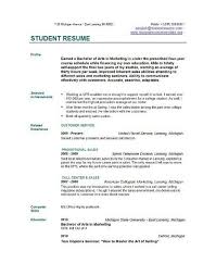 Resume Example Log In College Resume Template College Resume Student Resume Template