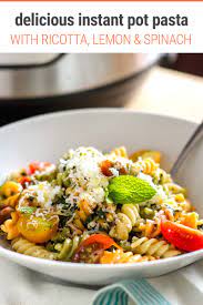 Maybe you would like to learn more about one of these? Instant Pot Pasta With Ricotta Lemon Spinach