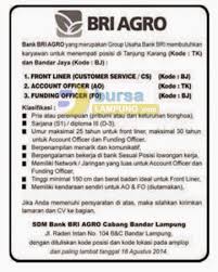 Pada tahun 2003, pemerintah indonesia memutuskan untuk saat ini pt bank rakyat indonesia (persero), tbk cabang siak membuka kesempatan kepada calon pekerja, untuk dapat mengisi posisi jabatan sbb Lowongan Kerja Bank Januari 2021