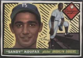 Topps Project 2020 Sandy Koufax by Tyson Beck #99 PR /21535 1955 Topps  Dodgers