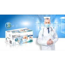 Roll Steril Lastikli 3 Katli Maske 50 Adet Fiyati