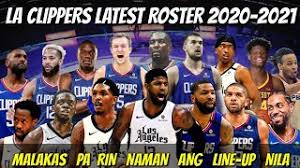 Regular season roster playoff roster opening day roster training camp roster summer league roster preseason roster. Los Angeles Clippers Latest Roster 2020 2021 L Babawi Ito Tyak L Serge Ibaka N Batum L Kennard Youtube