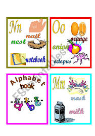 Our favorite alphabet books ; Alphabet Book Cover Page Esl Worksheet By Unfortunatelly