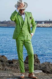 Ucuz Yeni Gelenler Yesil Erkekler Slim Fit Orgun Plaj Custom Made Balo Parti Smokin 3 Parca Blazer Yaz Wedding Suits Men Dress Suits For Men Mens Blazer Jacket