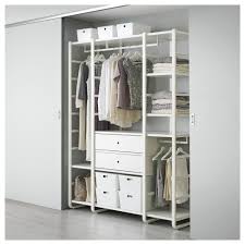 Elvarli 3 Sections White Width 65 Height 85 Find It Here Ikea Closet Storage Units Ikea Closet Storage Ikea Closet