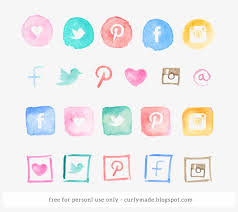 Download icons in all formats or edit them for your designs. Social Media Logos 48 Free Icons Svg Eps Psd Png Files Social Social Media Icons Watercolor Png Free Transparent Png Download Pngkey