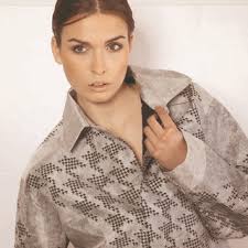 Realized fractal shirt. Photo Brian Smeulders, model Stephanie Samson....