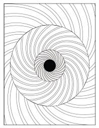 Printable illusions coloring pages are a fun way for kids of all ages to develop creativity, focus, motor skills and color recognition. Optical Illusion Worksheets Printable Digital Optical Illusion 3 Coloring Page By Della Simmons Desenler Cizim