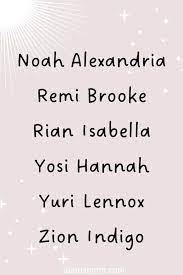 Take a look at our list of the most common male and female first names in the us, as well as the most common last names. Incredible 4 Letter Girl Names The Ultimate List For 2022