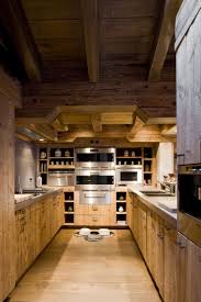 Version M Beauregard 020 Jpg Chalet Contemporain Maison Bois Cuisine Montagne