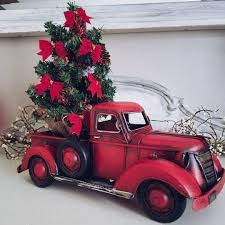 Farmhouse Christmas Little Red Truck Red Truck Art Craft Store Tree Decor