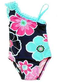 Monogram baby girls one piece ruffle swimsuit with snaps in crotch boutique handmade. Baby Bathing Suits With Diaper Snaps Shop Clothing Shoes Online