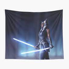 Artist stitches entire star wars saga into thirty foot tapestry. Star Wars Tapestries Redbubble