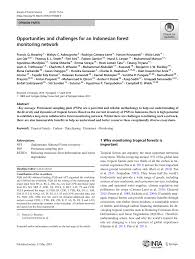 Pdf Opportunities And Challenges For An Indonesian Forest Monitoring Network
