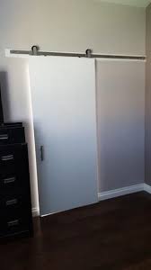 Masonite 36 In X 84 In Melrose Primed Interior Sliding Barn Door Slab With Hardware Kit 47590 The Home Depot In 2020 Barn Door Interior Sliding Barn Doors Sliding Door Hardware