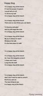 Happy Dog Poem By Flying Lemming Poem Hunter Dog Poems Happy Dogs Happy Poems
