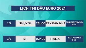 Maybe you would like to learn more about one of these? Lá»‹ch Thi Ä'áº¥u Euro 2021 Hom Nay 2 7 Chung Káº¿t Sá»›m Giá»¯a Bá»‰ Vs Italia