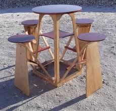 Pin By Allison On Booth Design Bar Table And Stools Flexible Furniture Furniture For Small Spaces