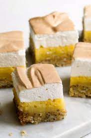 Lemon Meringue Bars With Poppy Seed Crust Recipe Recipe Lemon Desserts Nyt Cooking Lemon Meringue