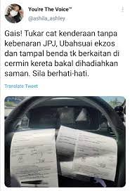 Jabatan pengangkutan jalan (jpj) melaksanakan tindakan secara advokasi dan nasihat dalam menangani isu kesalahan membabitkan pengubahsuaian ekzos motosikal tanpa kebenaran. Oh Media Ubah Warna Kenderaan Merupakan Satu Kesalahan Dan Boleh Dikenakan Saman Perlu Ada Kelulusan Terlebih Dahulu Baru Boleh Melakukan Perubahan Warna Pada Kenderaan Antaranya 1 Cat Kenderaan Terlebih Dahulu Mengikut