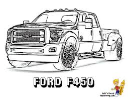 Ford F450 Truck Coloring Pages Ford Truck Monster Truck Coloring Pages