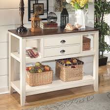 Signature Design By Ashley Owingsville Server Dining Room Server Casual Dining Rooms White Dining Room