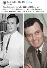 David Janssen's television career and legacy