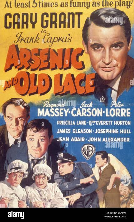 ARSENIC AND OLD LACE (1944) POSTER AOL 001 Stock Photo - Alamy
