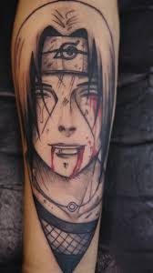 "Você é fraco. Por que é fraco? Porque lhe falta ódio." Uchiha Itachi,  #tattoo #tatuagem #uchiha #itachi #saoroque #tattoosp #draw #ink #art  #animetattoo #anime