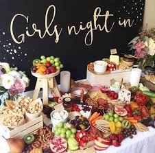 The keys to a successful grazing table are having lots of tasty snacks and treats arranged in a visually striking way, with no empty space on the table. Image Result For Grazing Table Girls Night Appetizers Party Platters Food