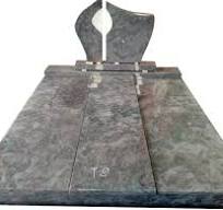 [Hot Item] Orion Bahama Blue Granite Stone Double Tombstone Monument with  Unique Headstone for Cemetery Memorials to Europe