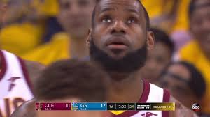 LeBron James looking like the Terminator with that red eye tonight #NBA  #NBAFinals #Cavs #Warriors