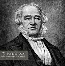 Portrait of John Edgar Thomson (1808-1874) an American civil engineer and  industrialist. Dated 19th Century