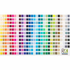Kona Cotton Solids Color Chart Panel Robert Kaufman