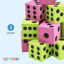 Roll the dice and create a word. Foam Dice For Classroom Teaching Supplies Pink Green 2 5 Inches 12 Pack Standard Game Dice All Goods Are Specials Www Klevering Com