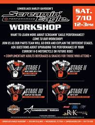 Maybe you would like to learn more about one of these? Screamin Eagle Performance Workshop Lumberjack Harley Davidson Nacogdoches 10 July 2021