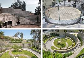 Cockfight Coliseum Garden Meditation Garden Garden Outdoor